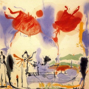 helen frankenthaler ida y vuelta 1957 Pinturas al óleo